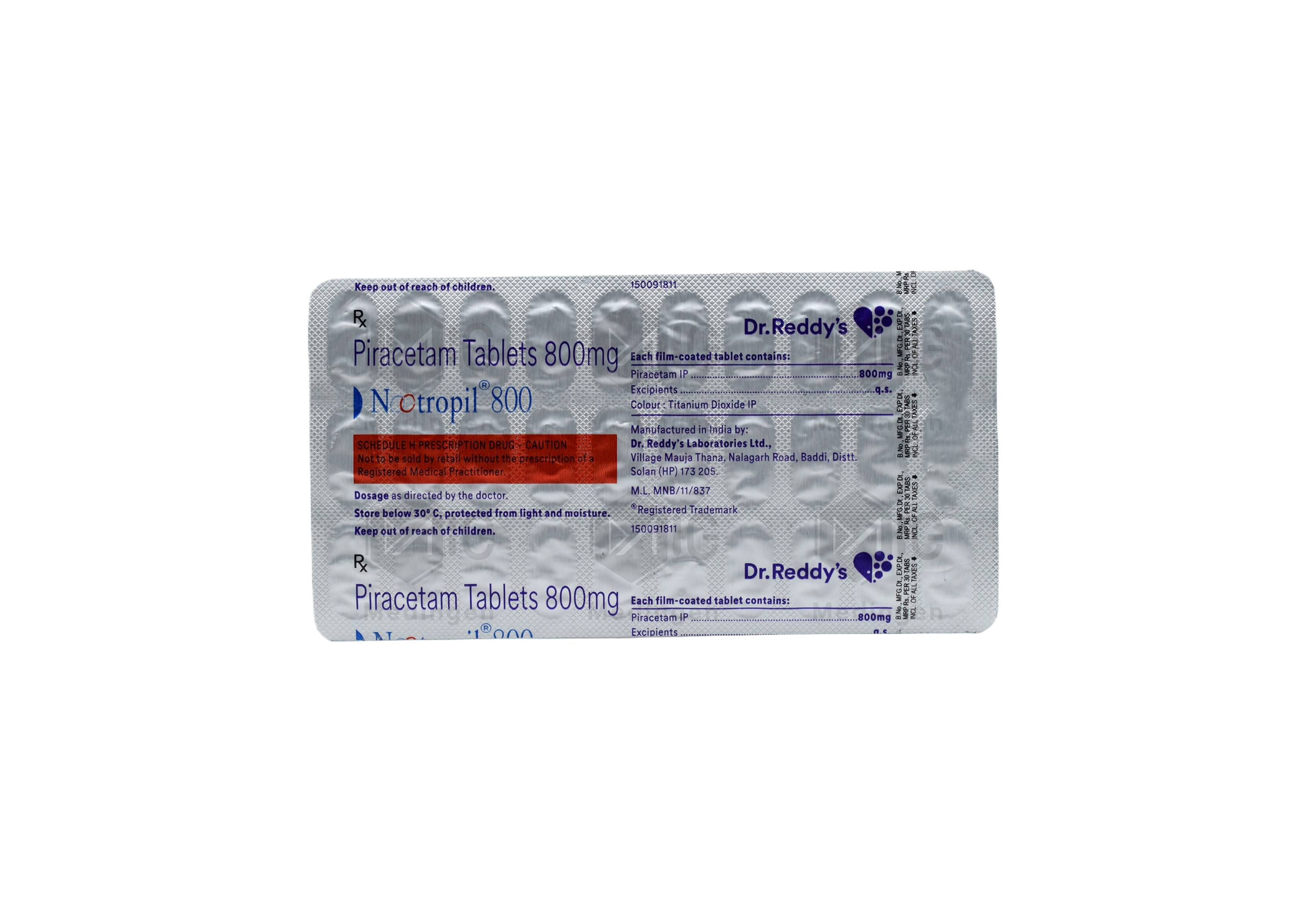 NOOTROPIL 800MG